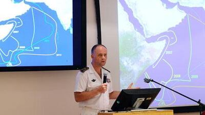 Piracy attacks are decreasing and the business model that sustains piracy is coming to an end, according to Vice admiral Marin Gillier, the commander of the French joint forces in the Middle East. Courtesy Universite Paris Sorbonne Abu Dhabi