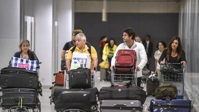 A reader says the fear of flying is more about the fear of not being able to do anything in case of an accident. Paulo Fridman / Bloomberg News