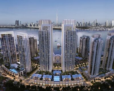 Emaar's ‘Harbour Views’ project along Dubai Creek. Photo: Emaar