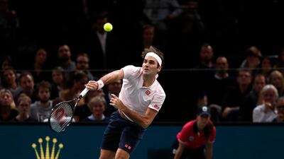 Roger Federer can be encouraged for 2019 despite his loss to Novak Djokovic at the Paris Masters. AP Photo