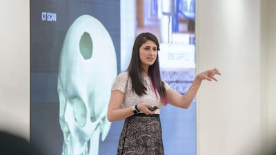 Professor Nina Tandon believes her bold vision is the future could soon be a reality. Rashed Al Mansoori / Ministry of Presidential Affairs