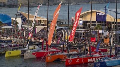 The sun is set to rise on the Volvo Ocean Race fleet today with the start of Leg 1, which will see the yachts sail 6,497-nautical miles from Alicante to Cape Town, South Africa. Ainhoa Sanchez / Volvo Ocean Race