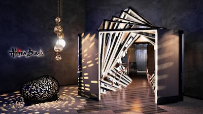 A rendering of how the restaurant's entrance will look at the new W Hotel, Palm Jumeirah