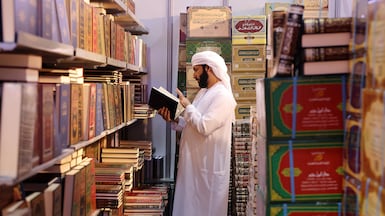 This year's Sharjah International Book Fair offers more than 1,200 cultural and artistic events. Pawan Singh / The National