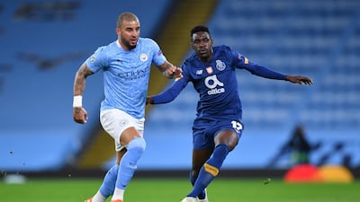 Kyle Walker - 8: Playing as well as he ever has. The City right-back is an expert at bailing his team out of trouble, as he showed with a first-half goal line clearance. EPA