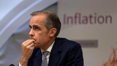Mark Carney, former Bank of England governor, blamed Brexit for the UK's high inflation rates. AFP