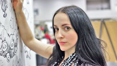 US journalist and artist Molly Crabapple. Courtesy Lina Ghaibeh
