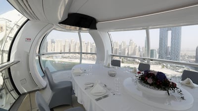 The view gradually changes during the rotation. Pawan Singh / The National