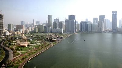 Corniche apartments, Sharjah: Q1-Q2 2015 down 4%. Q2 2014-Q2 2015 up 18%. Studio: Dh25,000-Dh35,000. 1BR: Dh40,000-Dh50,000. 2BR: Dh48,000-Dh80,000. 3BR: Dh60,000-Dh90,000. Sarah Dea / The National