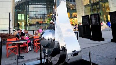 Rhapsody of Culture by Mattar Bin Lahej installed on Al Maryah Island. Courtesy: ADMAF