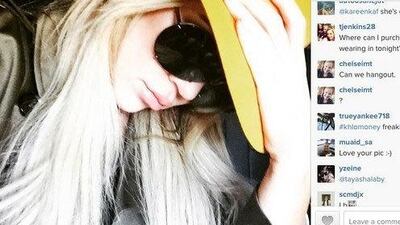 A screenshot from Khloe Kardashian's Instagram account.