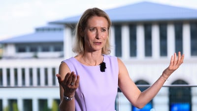 Kaja Kallas, vice president of the European Commission, in Ankara. Bloomberg