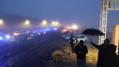 Heavy rain and fog has made rescue efforts more difficult. Reuters