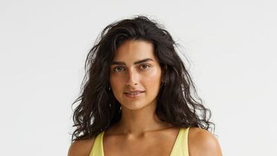 High leg cut-out swimsuit, Dh149, H&M. Photo H&M