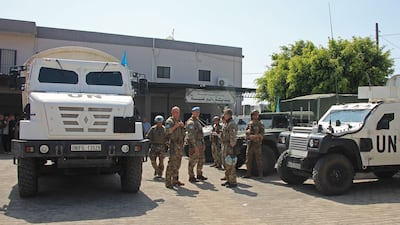 The mandate for the United Nations Interim Force in Lebanon will end in December. AFP
