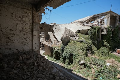 Al Zabadani is scarred by war. Ahmad Fallaha / The National