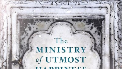 A handout book cover image of "The Ministry of Utmost Happiness" by Arundhati Roy published by Hamish Hamilton (Courtesy: Penguin UK)