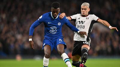Benoit Badiashile - 6. Had Fulham defenders panicking with a direct ball over the top, but otherwise an average display to end a disappointing week that saw him left out of Chelsea’s Champions League squad. Still, a clean sheet nonetheless. AFP