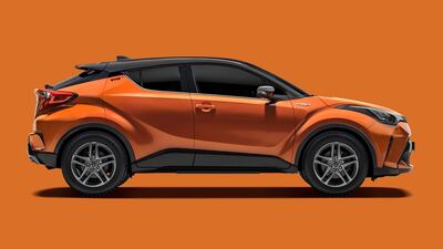 The C-HR comes in 10 different colours, some of which are bright.