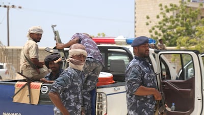 Members of Yemen's Elite Forces paramilitary, which has battled Al Qaeda in Shabwa province, bordering Hadramawt. Photo: The Sanaa Centre