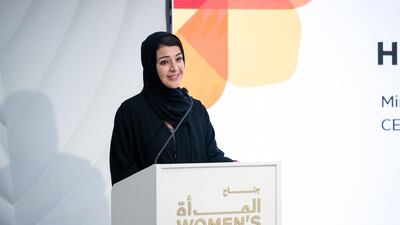 Reem Al Hashimy, Minister of State for International Co-operation and chief executive of Expo City Dubai Authority, has set out ambitious plans for the Expo City Dubai Foundation. Photo: Expo City Dubai