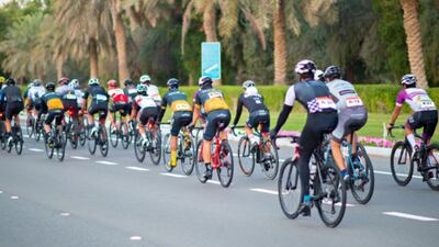 Cyclists will be divided into four assigned speed groups. Photo: Khalifa University Century Challenge 2023