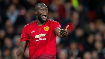 Manchester United's Romelu Lukaku has now gone 10 games without a goal for his club. EPA