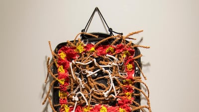 Sharjah Art Foundation's major retrospective on Hassan Sharif titled I Am the Single Work Artist. Held from 2017-2018, the exhibition charted the Emirati artist's career from 1973 to 2016, and displayed 400 of his 3,500 works. Courtesy Sharjah Art Foundation