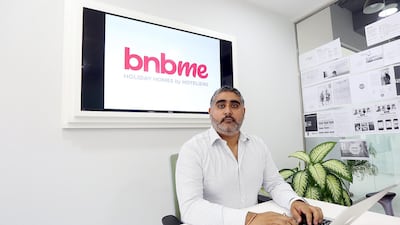 While Vinayak Mahatani grew up in an affluent environment, he says his first ever job saw him cleaning the toilets. Satish Kumar / The National