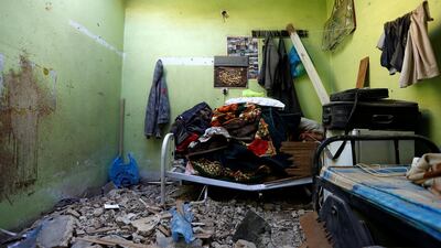 More damage caused by the ballistic missiles in Riyadh, Saudi Arabia, in March. Faisal Al Nasser / Reuters