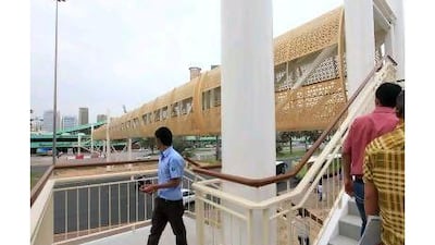 Abu Dhabi's streets can be crossed safely, but pedestrians must make an effort, readers say. Ravindranath K / The National