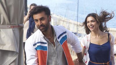 Ranbir Kapoor and Deepika Padukone on location on Corsica island for Tamasha. Aman Dhillon