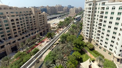 The view from the balcony