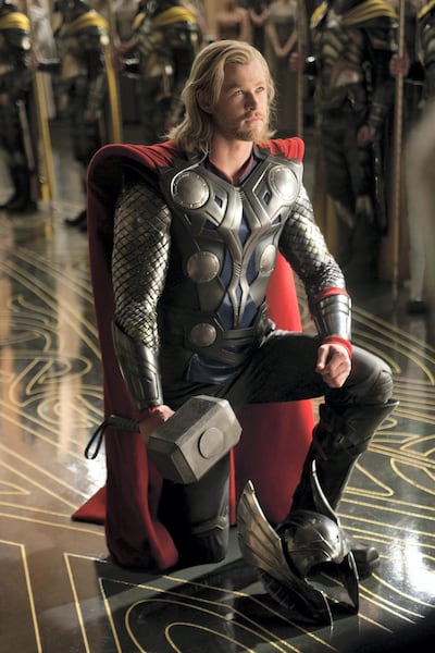 Chris Hemsworth in Thor. Zade Rosenthal / Marvel Studios