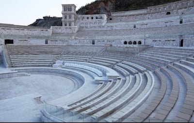 Sharjah's Khor Fakkan theatre is already proving a major tourist attraction. Pawan Singh / The National
