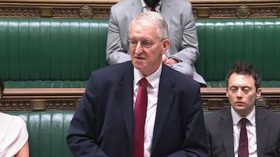 Northern Ireland Secretary Hilary Benn has come under pressure after the Belfast stabbing. House of Commons/UK Parliament/PA Wire