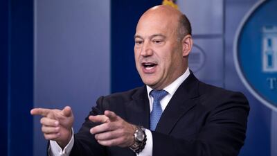 Former director of the National Economic Council Gary Cohn's departure leaves a void in the White House. Shawn Thew/EPA