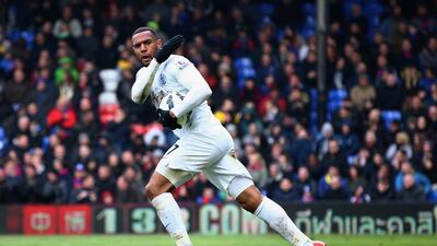 Matt Phillips of QPR celebrates his 45-yard goal against Crystal Palace in a 3-1 Premier League loss on Saturday. Matthew Lewis / Getty Images