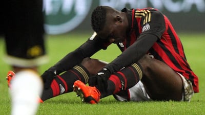 Mario Balotelli and AC Milan lost their best route to Europe on Wednesday when they were knocked out of the Coppa Italia. Matteo Bazzi / EPA