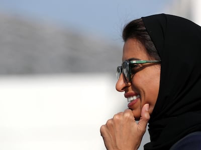 Noura Al Kaabi at Louvre Abu Dhabi. Chris Whiteoak / The National