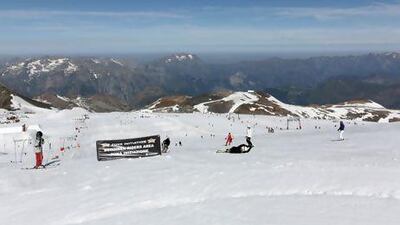Sunny slopes: Les Deux Alpes has one of the largest summer ski areas in Europe, set on a glacier that sits above the town. Aside from skiing, mountain biking is one of the resort's most popular activities. Vincent Lozzi / Office de Tourisme Les 2 Alpes