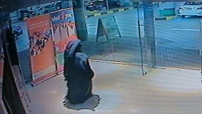 CCTV footage from Waitrose, Reem Island, shows murder suspect Alaa Al Hashemi, 30, in Boutik Mall on December 1. Courtesy Security Media