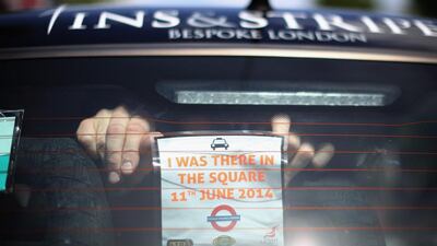 London's drivers unions say Uber, launched in 2009 and currently in operation in more than 70 cities across 37 countries, there is a lack of regulation behind the mobile app. Dan Kitwood / Getty Images