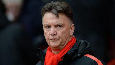 Louis van Gaal has Manchester United fourth in the Premier League, two points ahead of Liverpool. Oli Scarff / AFP