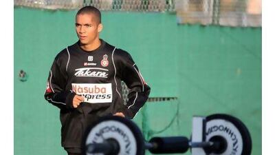 Brazilian striker Pereira de Mello Adeilson is the latest signing for Al Shabab. Valery Hache / AFP