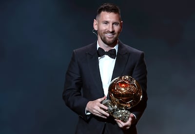 Argentine international Lionel Messi wins the Ballon d'Or 2023. EPA