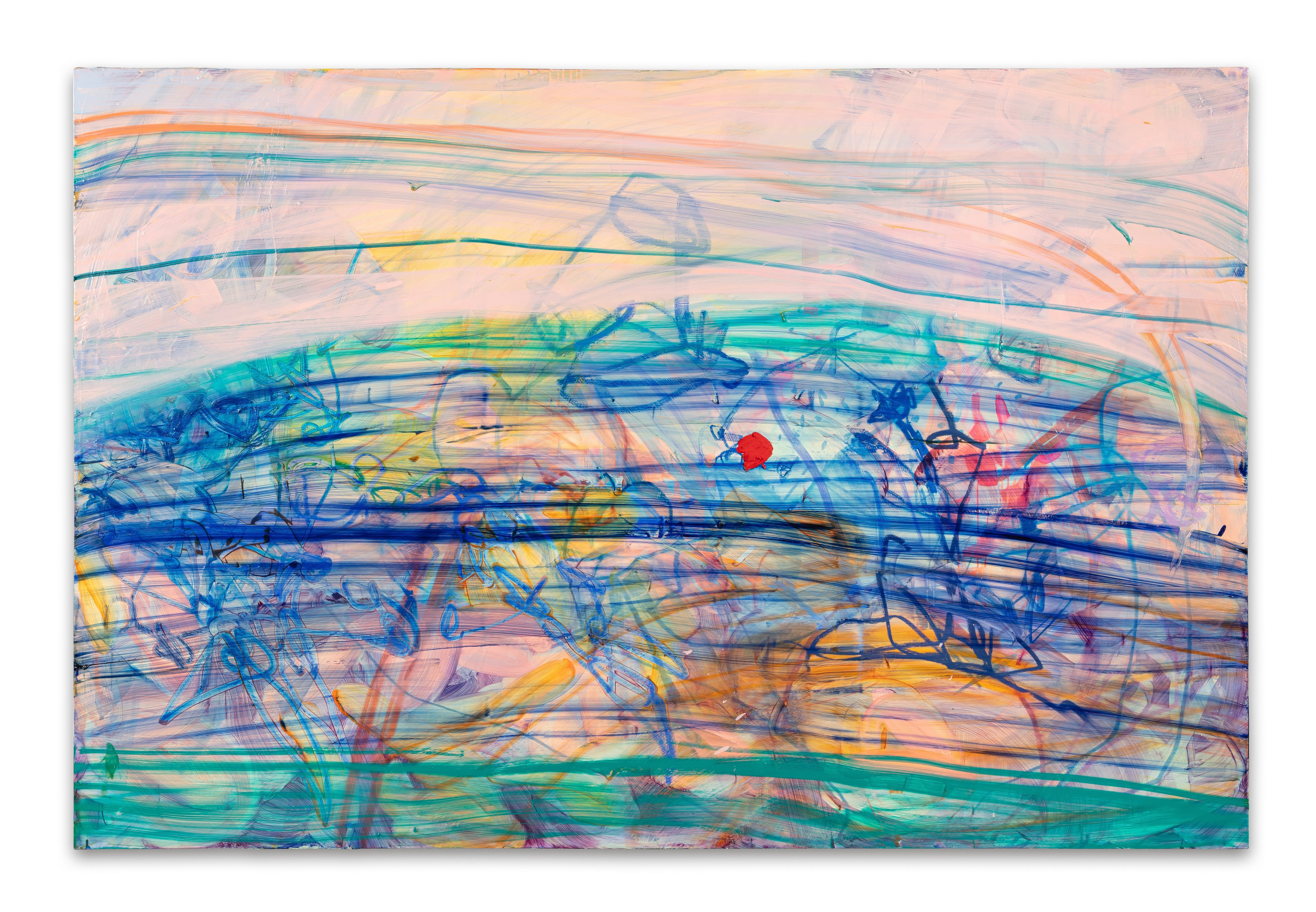 Jade Fadojutimi's Untitled, 2022. Estimate: $500,000 to $700,000. Photo: Sotheby's