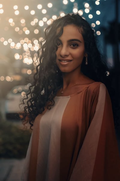 Meera Almidfa lists sabr, yaqeen and qamar as her favourite Arabic words. Photo: Mohammad Fikree