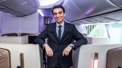 Mohamed Bettoumi, Etihad cabin crew. Victor Besa / The National