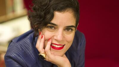 Artist Lara Assouad wants to present Arabic as cool and contemporary. Photo by Sebastian Ebbinghaus